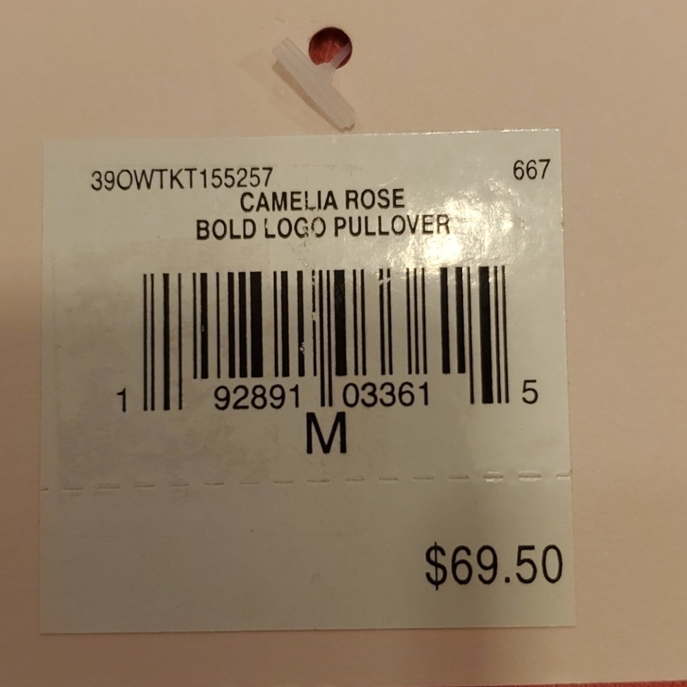 Juicy Couture Bold Logo pullover Sweatshirt Size Med - Picture 5 of 9